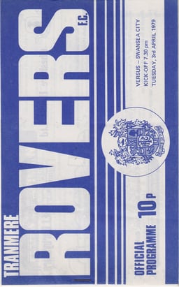 Tranmere Rovers v Swansea City Match Programme 1979-04-03